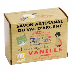 Savon bio artisanal à la Vanille et à l'Avoine - Savonnerie Argasol