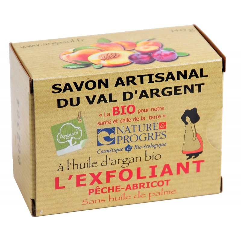 Savon bio artisanal L'Exfoliant - Savonnerie Argasol