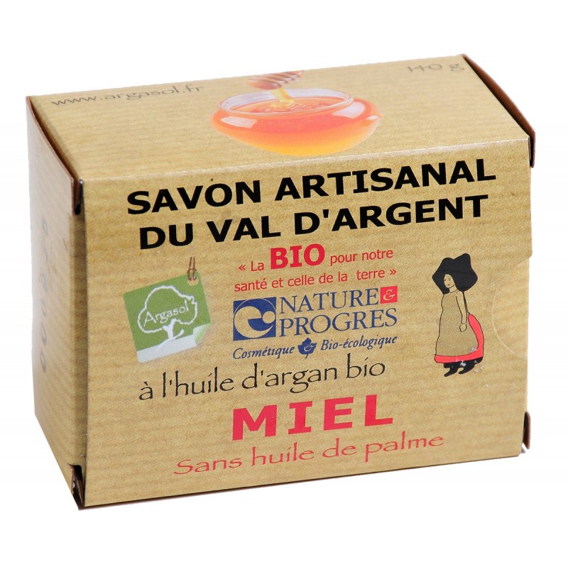Savon bio artisanal au Miel - Savonnerie Argasol