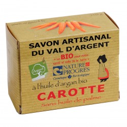 Savon bio artisanal à la Carotte - Savonnerie Argasol